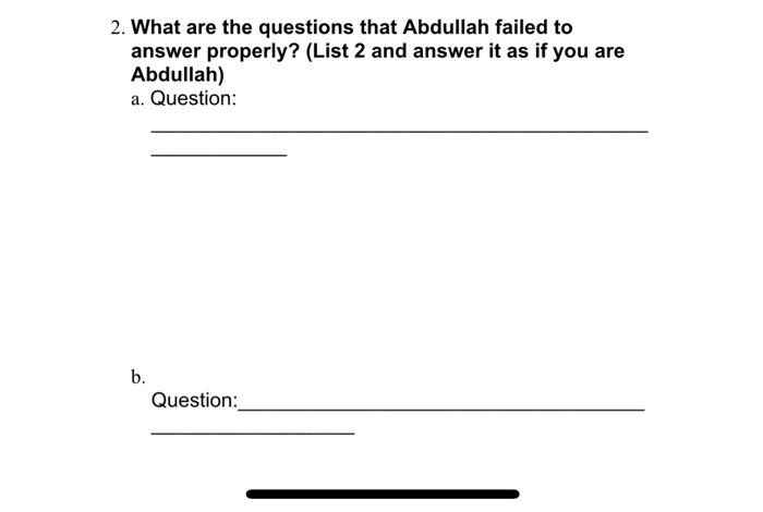 Instructions: 1. Read and comprehend the scenario