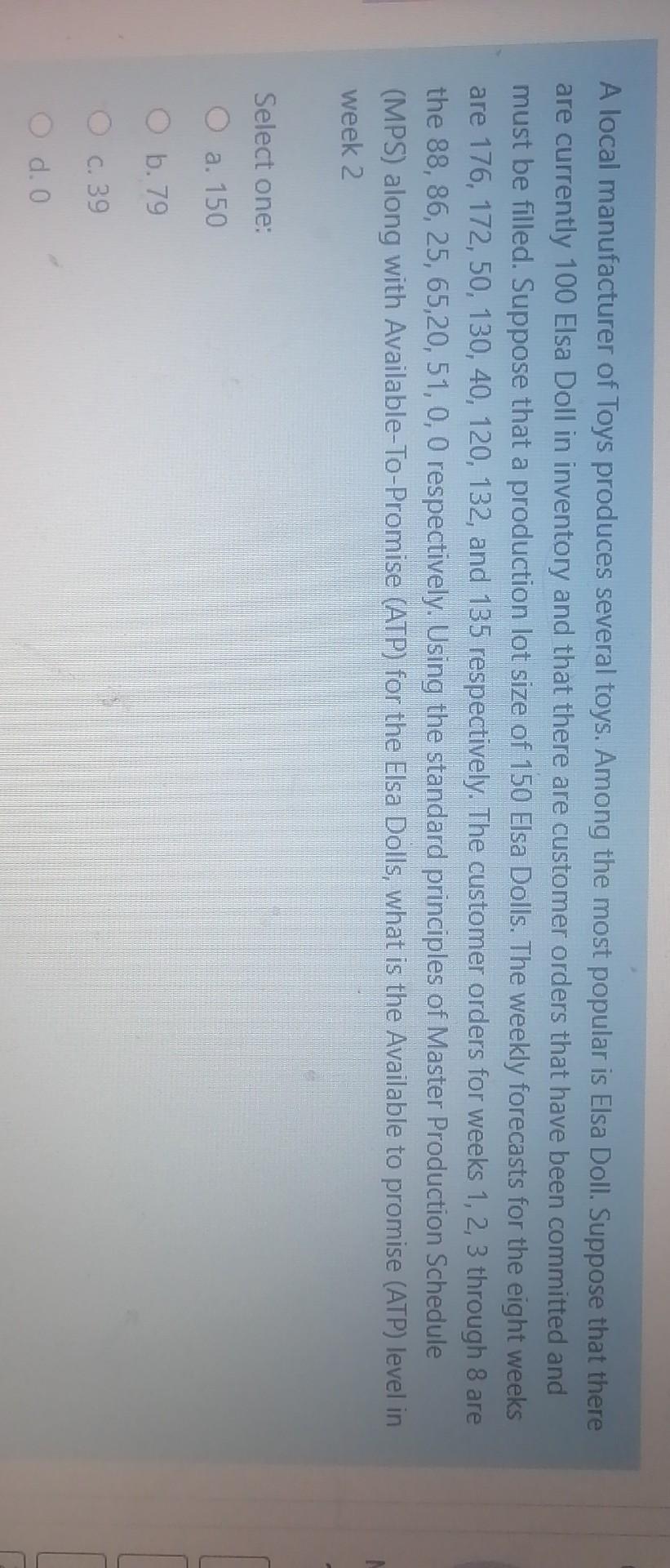 There is another option D (none is correct)