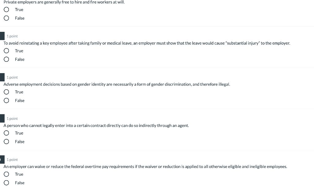 please answer 1-10 1 point The principal is bound