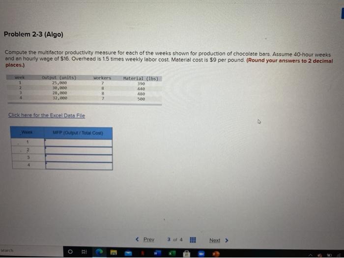 I need help please Problem 2-3 (Algo) Compute the