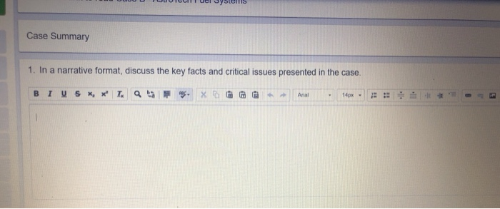 Case Study: Astro Tech Fuel System By: H. Richard