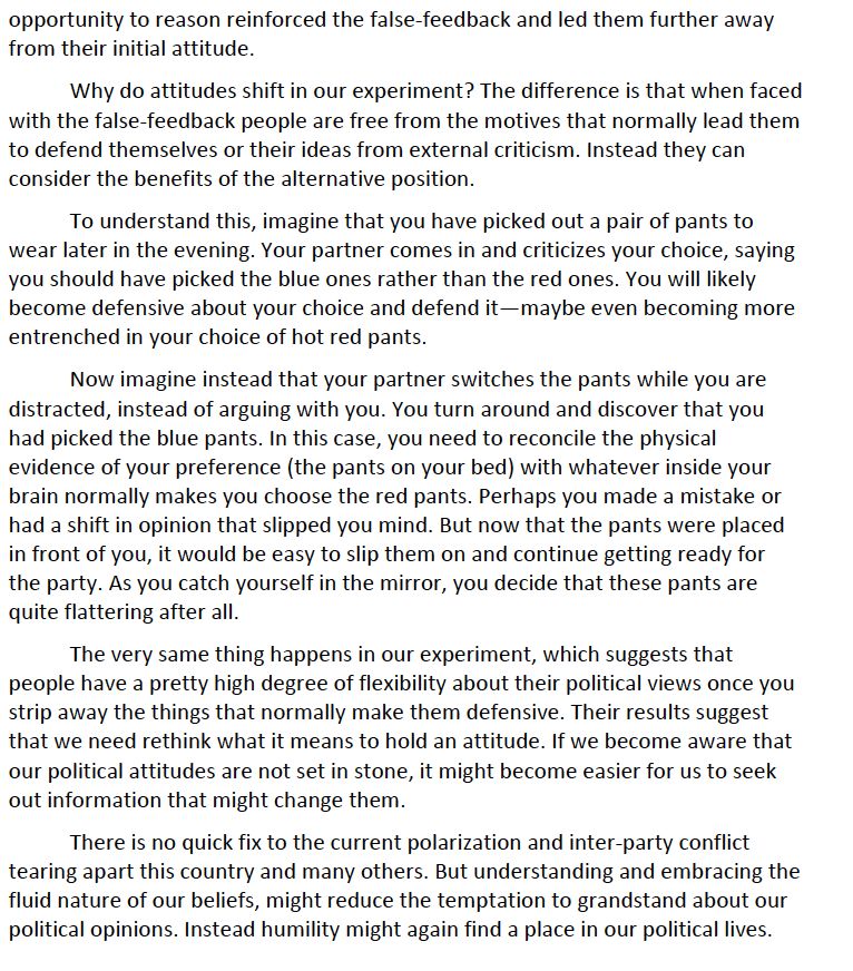 1. What is "choice blindness" and how do the