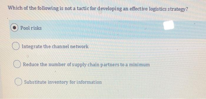 Which of the following is not a tactic for