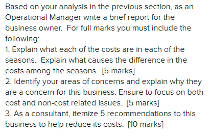 on the basis of calculation answer the questions.