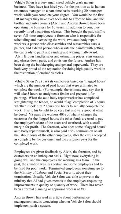 Vehicle Salon is a very small sized vehicle crash