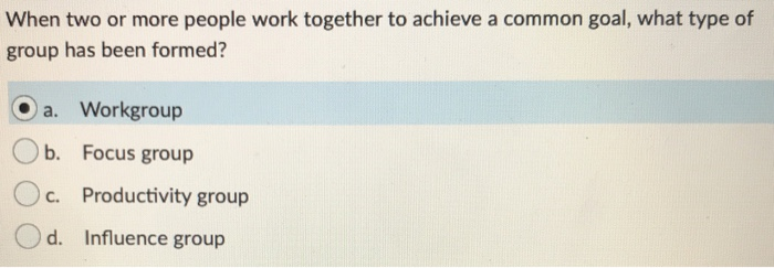 When two or more people work together to achieve
