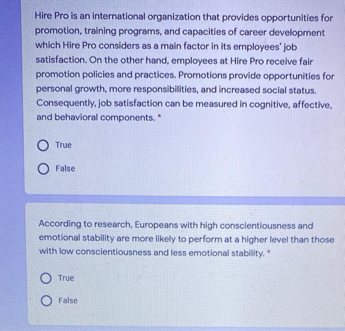 Hire Pro is an international organization that