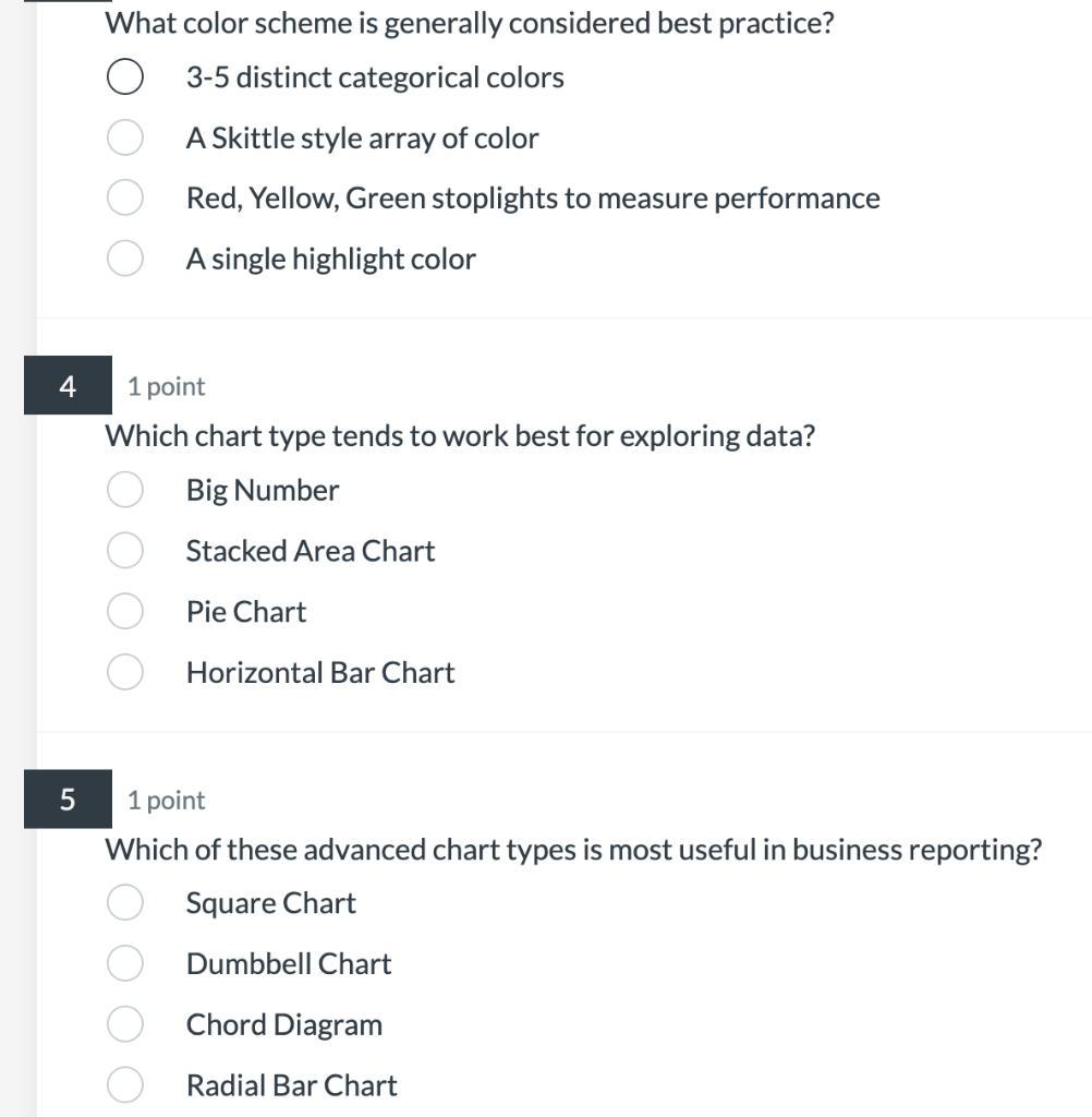 What color scheme is generally considered best