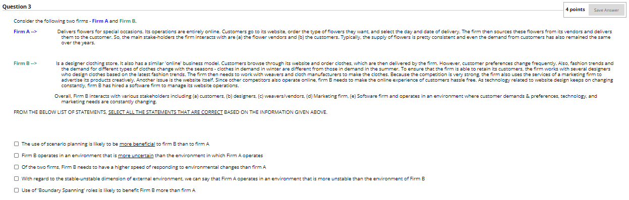 Moving to another question will save this