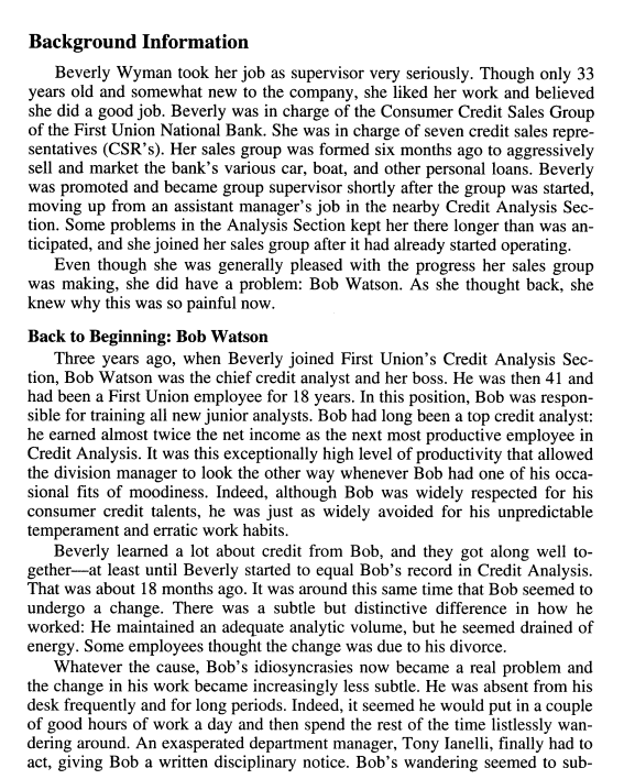 1. Analyzed the following issues: Identify the