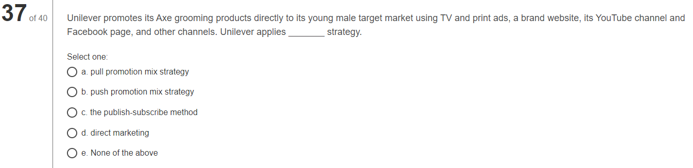 37. of 40 Unilever promotes its Axe grooming