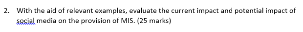2. With the aid of relevant examples, evaluate