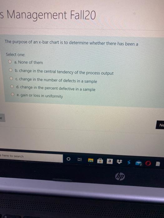 ons Management Fall20 Order Cycle length is