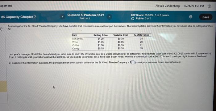 Last year's manager, Scott Elis, has adved you to