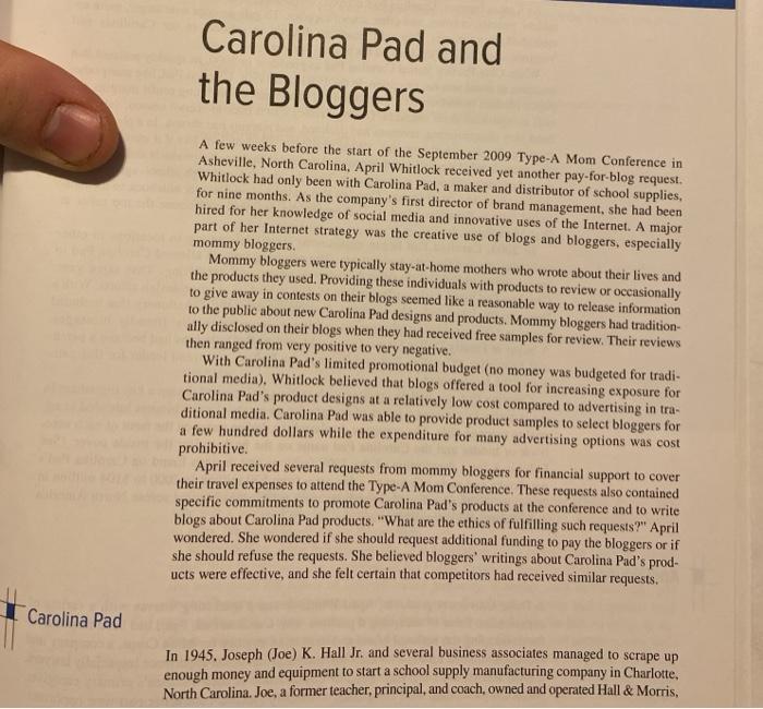 Carolina Pad and the Bloggers A few weeks before