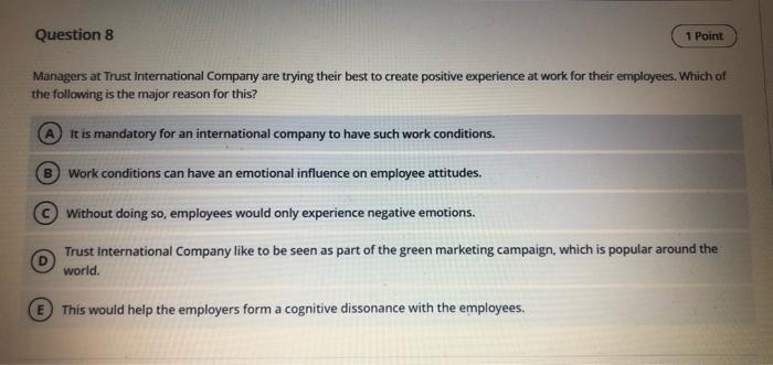 PART TWO: Multiple Choice Questions Instructions: