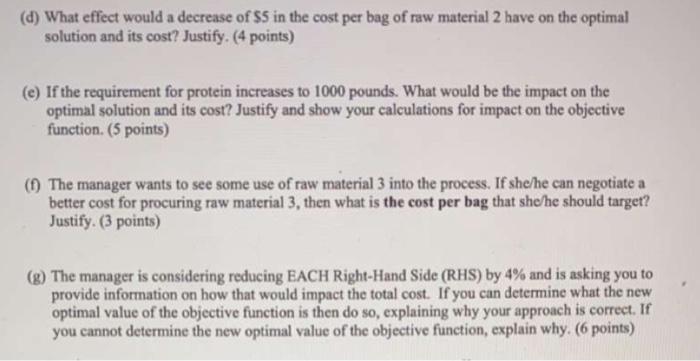 please answer a through g, show all steps