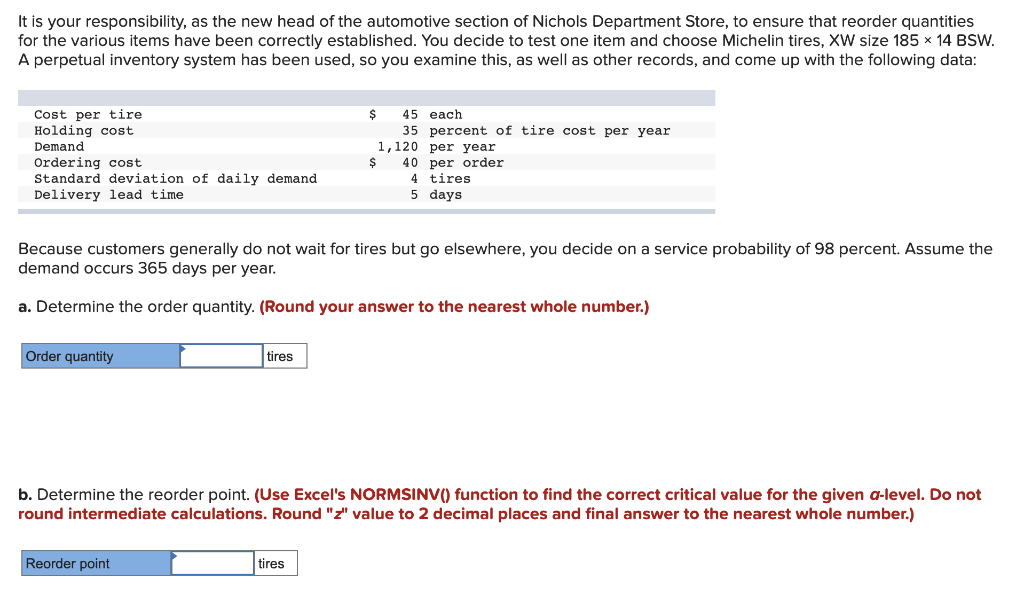 It is your responsibility, as the new head of the