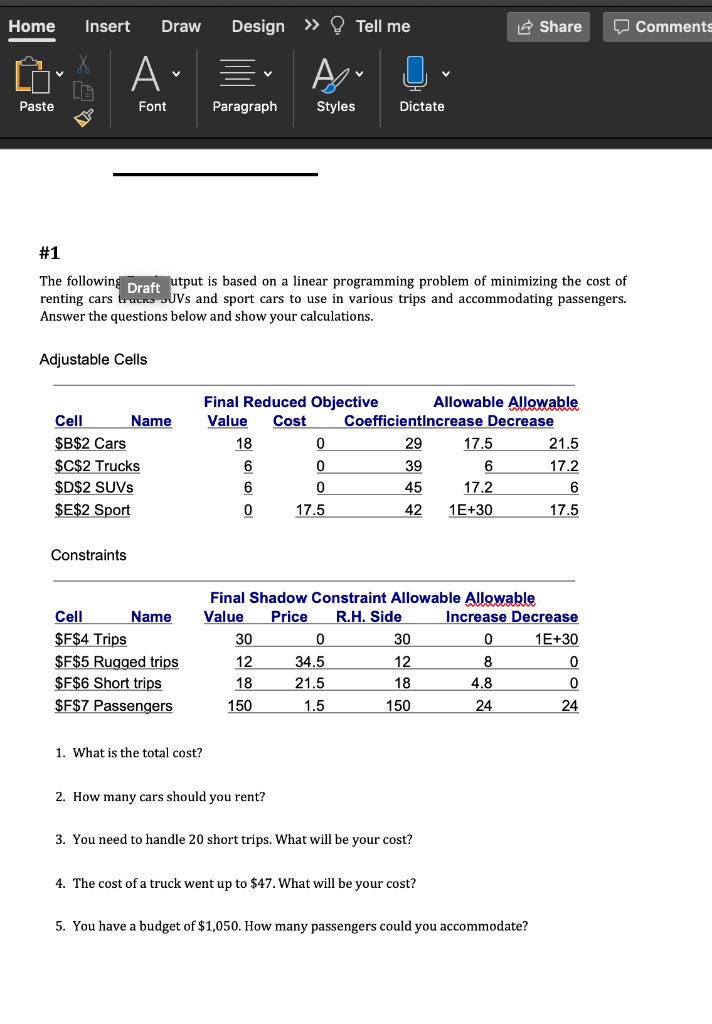 how would you solve this in excel? please show