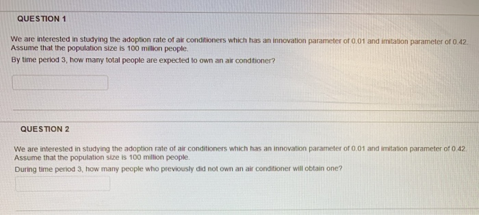 QUESTION 1 We are interested in studying the