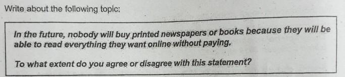 Write about the following topic: In the future,