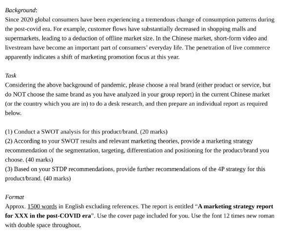 Background: Since 2020 global consumers have been