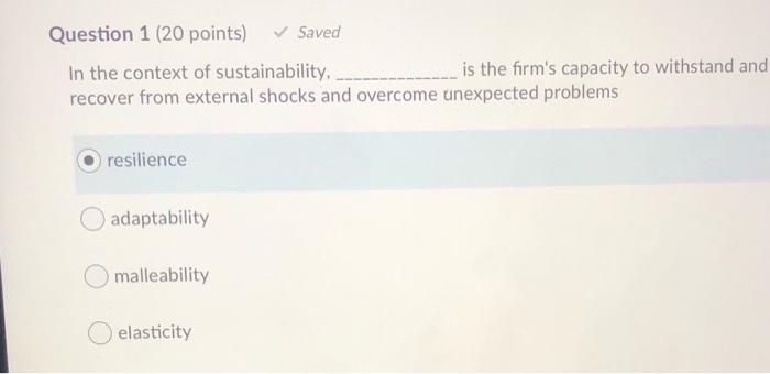 please answer the five questions Question 1 (20