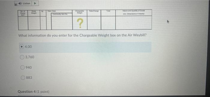Listen W TOLOG tu ? What information do you enter