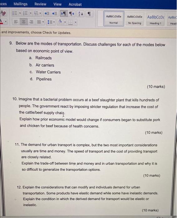 ces Mailings Review View Acrobat =,, ABCcDdEe