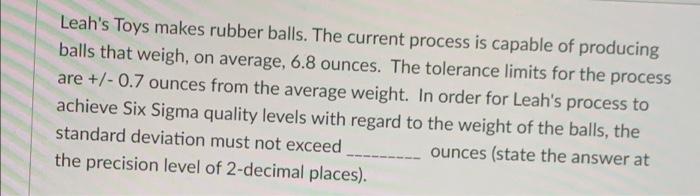 Leah's Toys makes rubber balls. The current