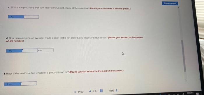 Problem 18-6 (Algo) Trucks are required to pass