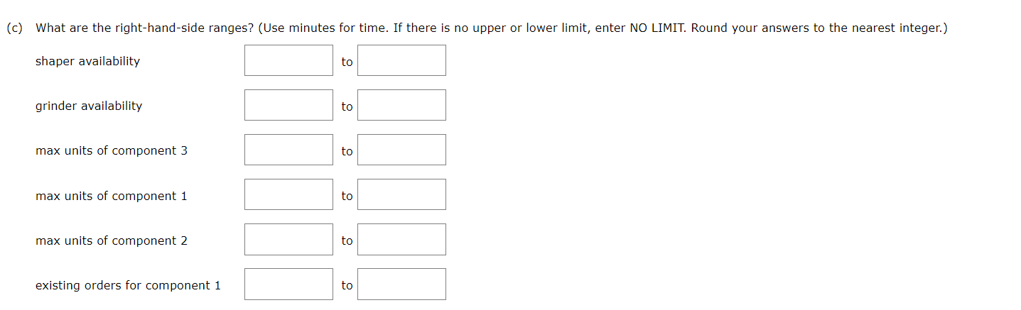 ***ONLY ANSWER QUESTION (PART) C***** company