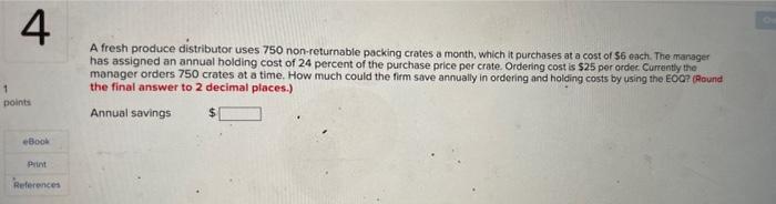 A flower shop uses 270 clay pots a month. The