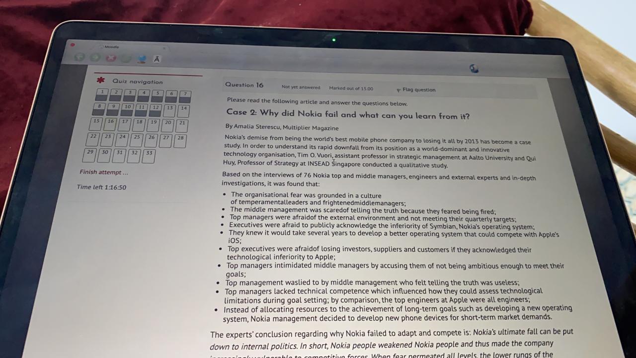 Quiz navigation 12 3 4 5 Question 16 Not yet