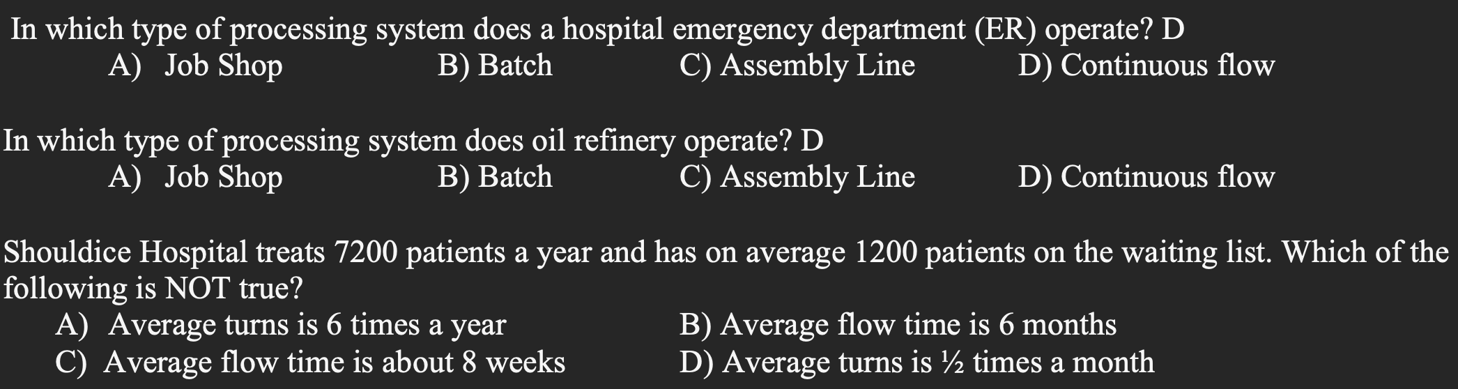 In which type of processing system does a