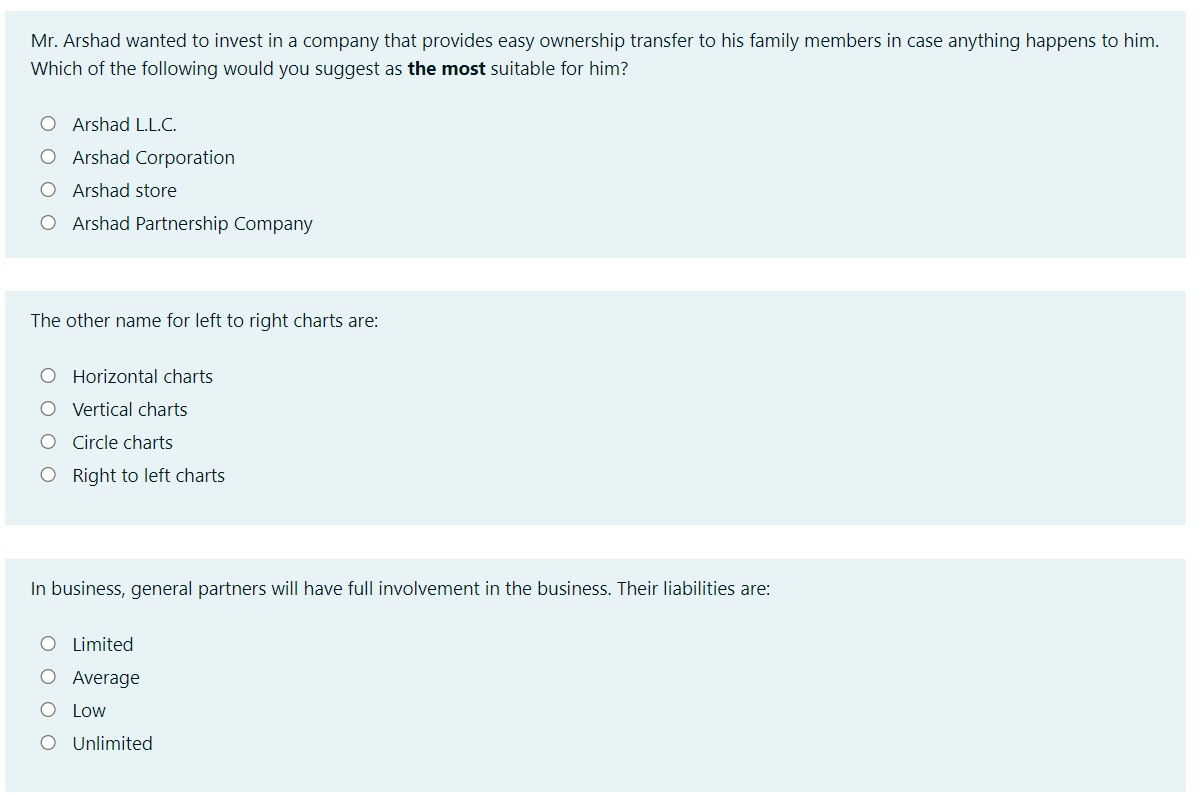 final answer only Mr. Arshad wanted to invest in