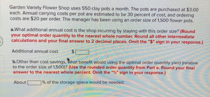 Garden Variety Flower Shop uses 550 clay pots a