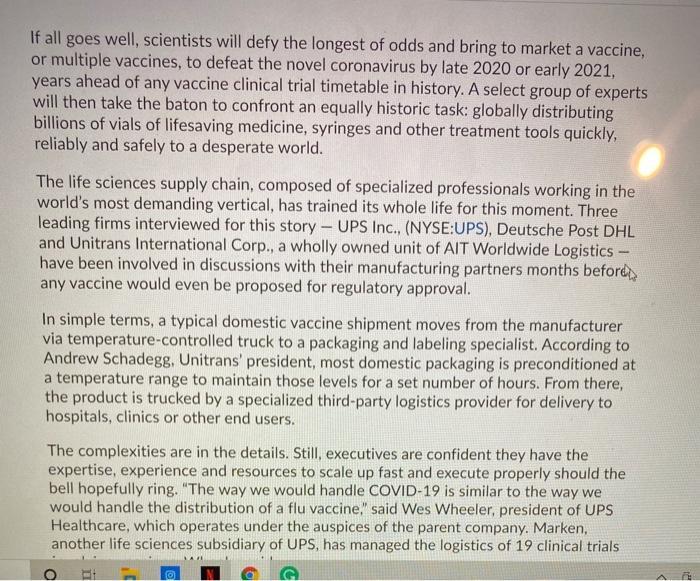 As billions wait and hope for a COVID-19 vaccine,