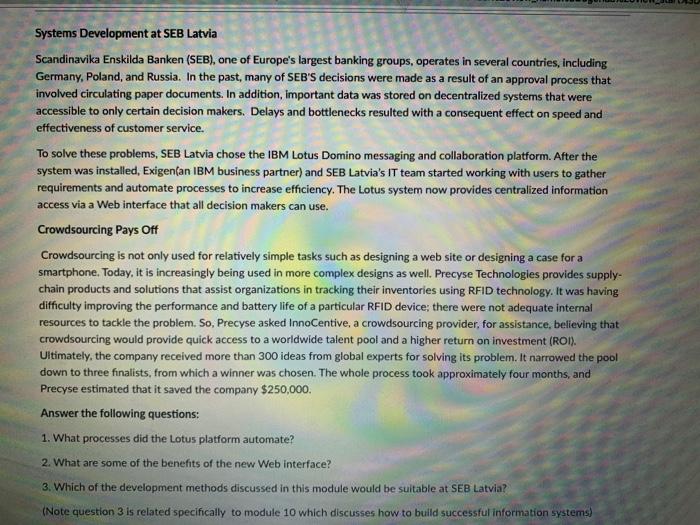 please make sure to indicate the question