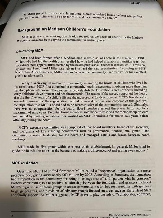 read the case study attached and then answer the