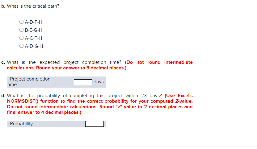 The following represents a project that should be