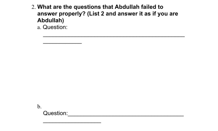 Instructions: 1. Read and comprehend the scenario