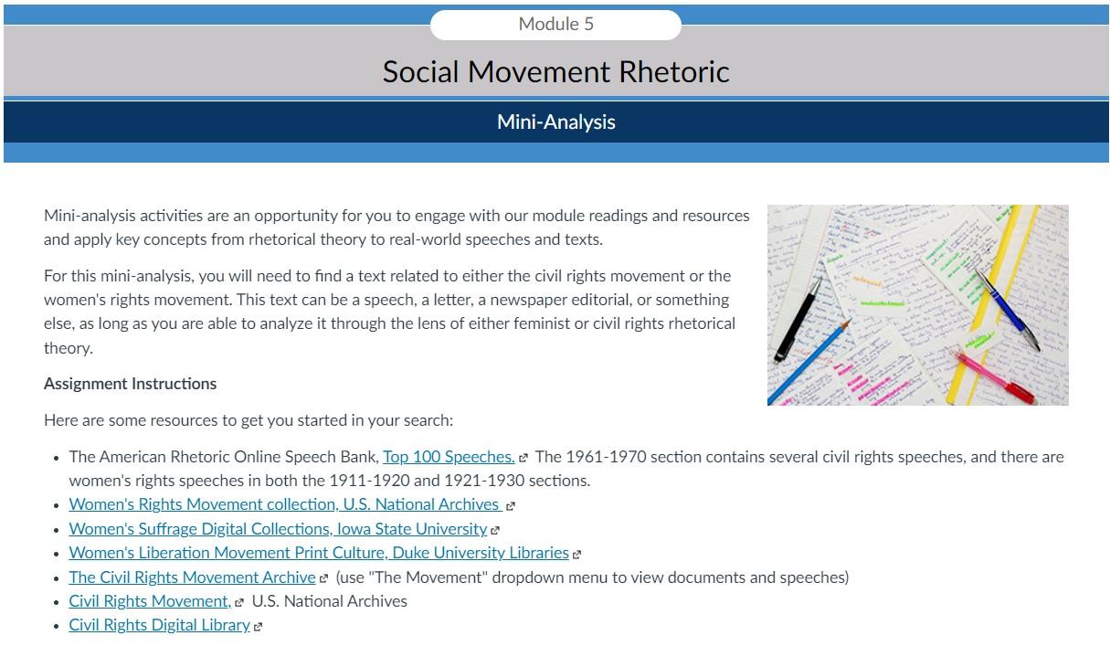 Social Movement Rhetoric Social Movement Rhetoric