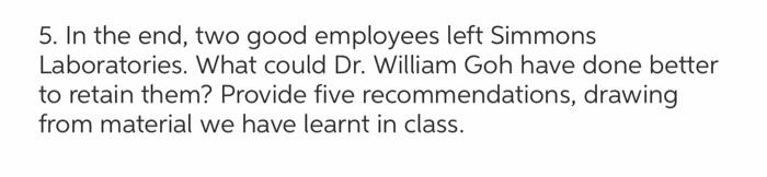 study is titled Simmons Laboratories (Story can