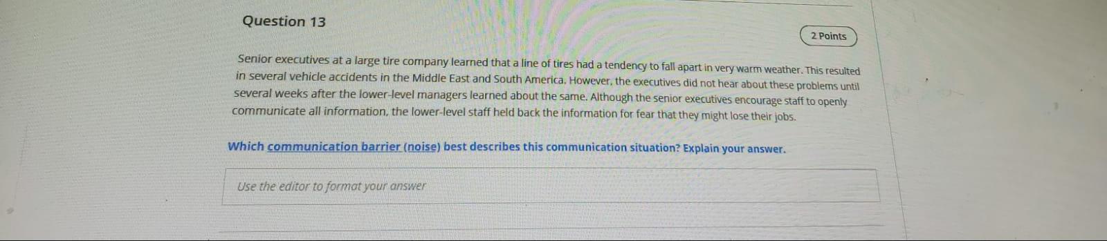 Question 12 2 Points Bader and Thurya are