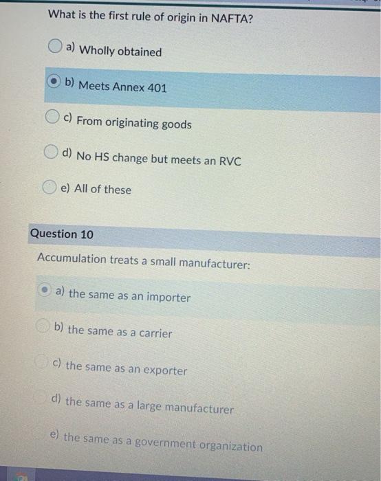 the selected answers are wrong. What is the