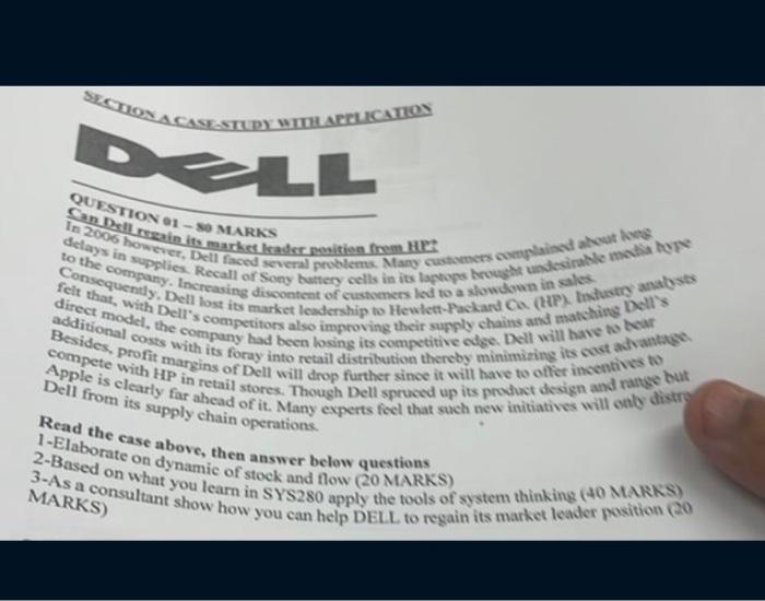 need help fast please SECTION ACASE STUDY WITH