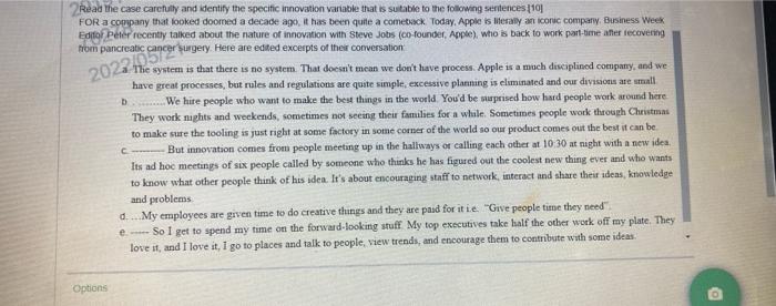 2Read the case carefully and identify the