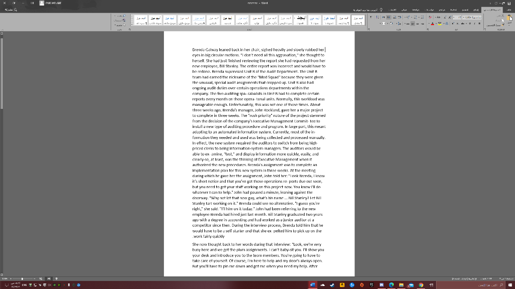 supervision course 2. Analyzed the following