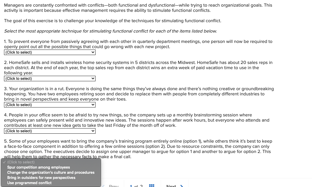 Managers are constantly confronted with